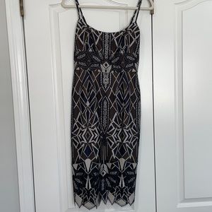 BCBG MaxAzria, size 2, midi cocktail dress